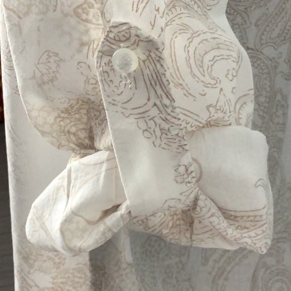 COLDWATER Creek Cotton Lawn Blouse - Picture 10 of 14